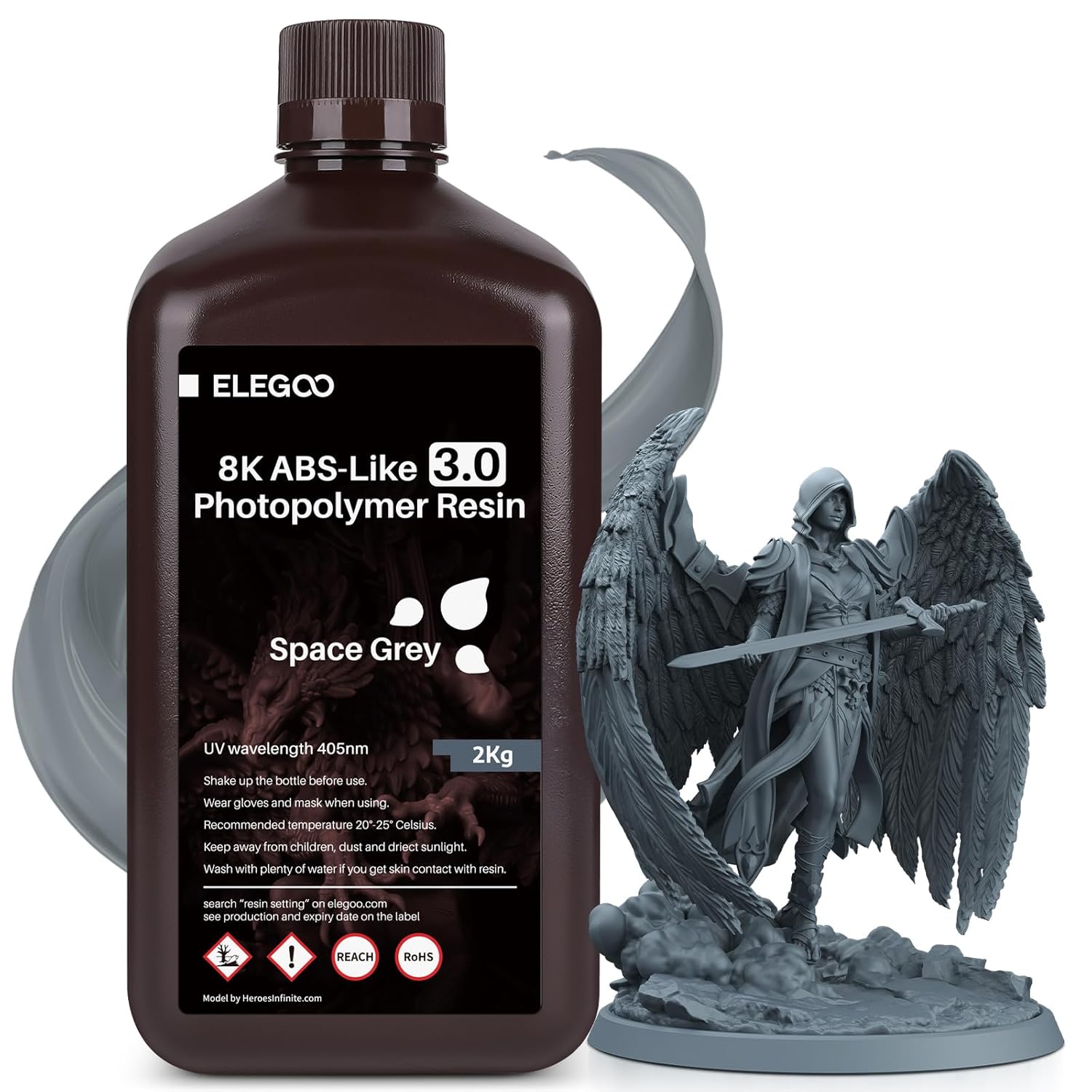 Elegoo Space Grey resin